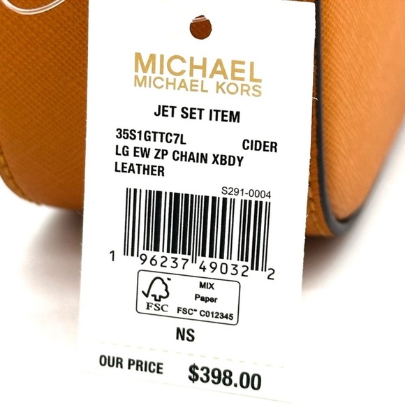 Michael Kors Large EW Crossbody Bag Cider (NWT)